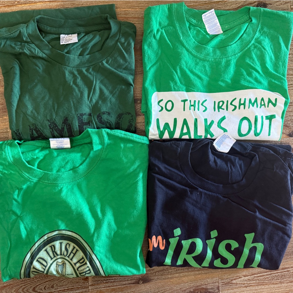 Irish T shirt lot
